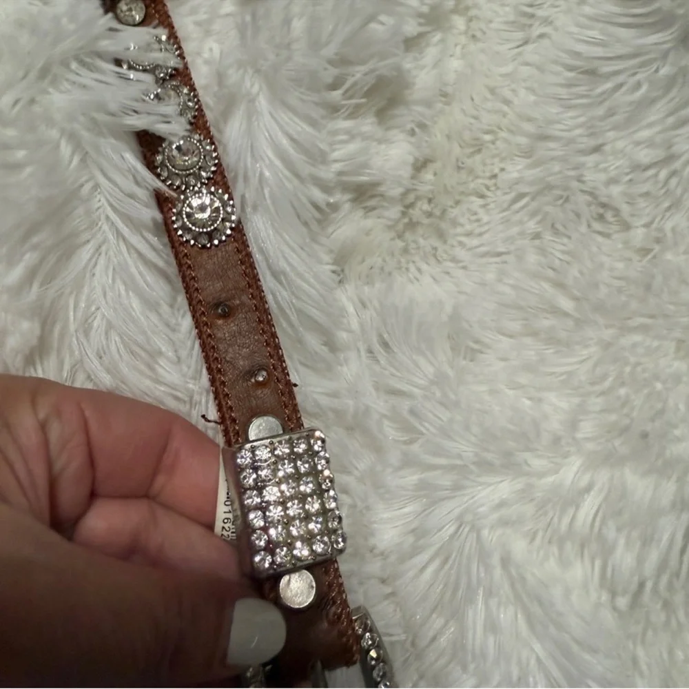 Shyanne Brown Belt with Silver Accents for girl’s